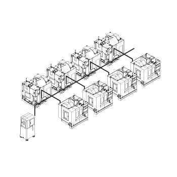 Smart Flow System — çoklu CNC bağlantısı